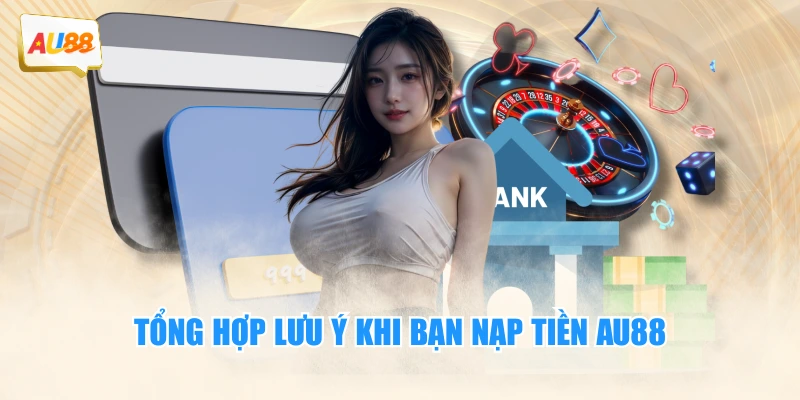 Nạp Tiền AU88 Nhanh Chóng Và An Toàn Nhất Cho Newbie 4 Tổng hợp lưu ý khi bạn nạp tiền AU88